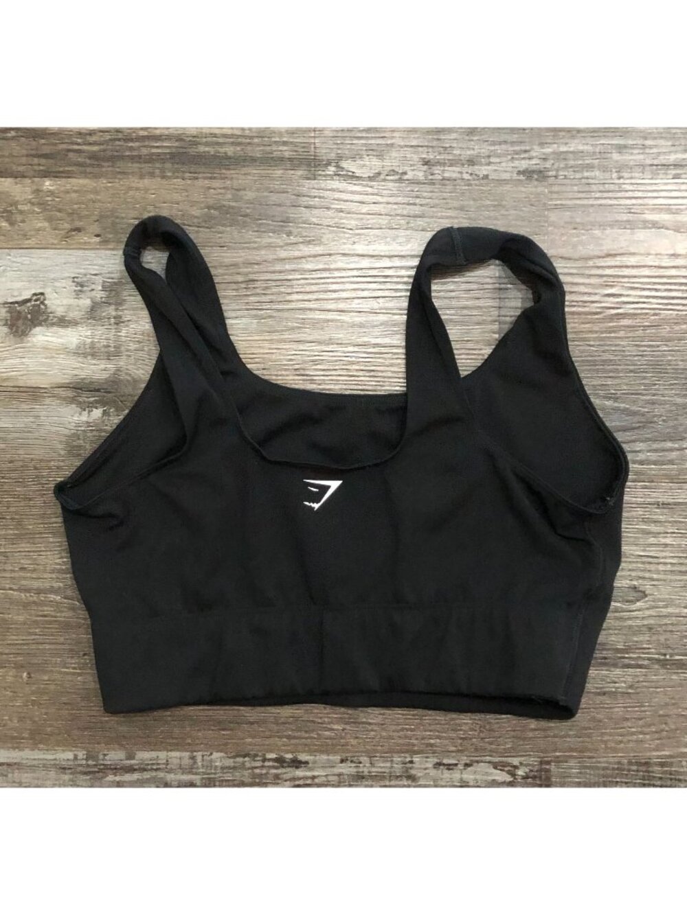 Gymshark Womens Medium Black Athletic Sports Bra Work Out Yoga Running